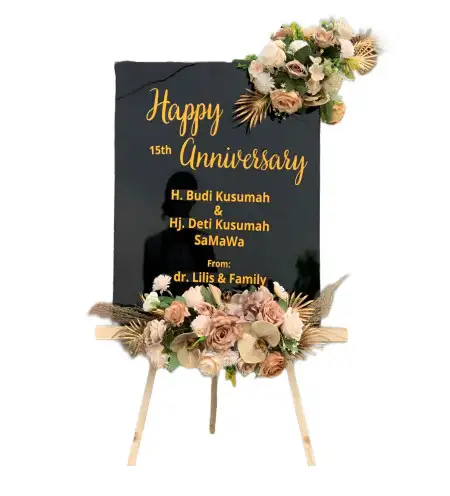 Papan Bunga Akrilik Waleng
