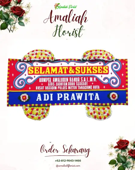 Papan Bunga Ucapan Selamat Waleng